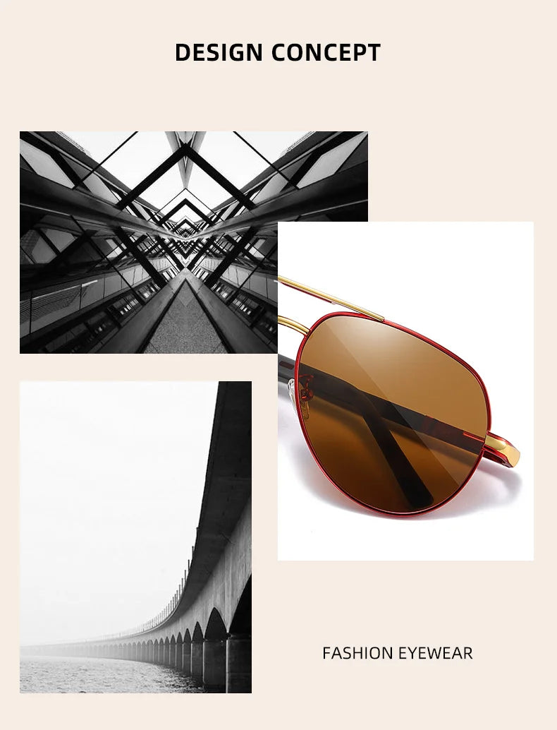 Aluminum Vintage Men's Sunglasses