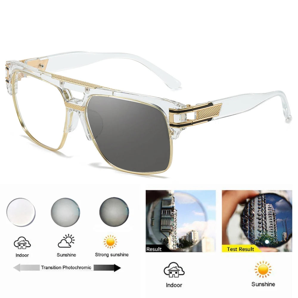 Color Changing Specs - Photochromic Square Magnifiers