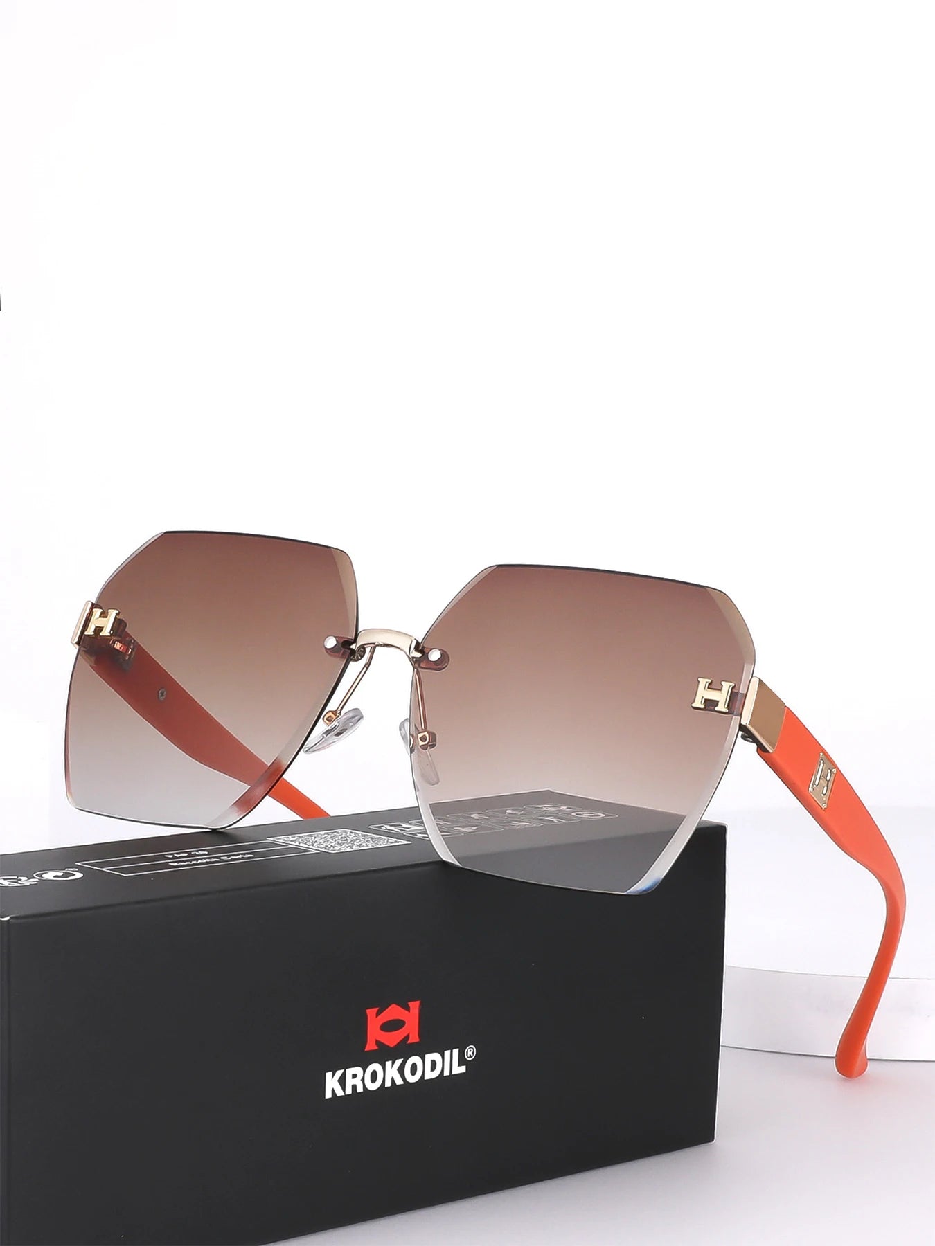 Big Frame Retro Glasses