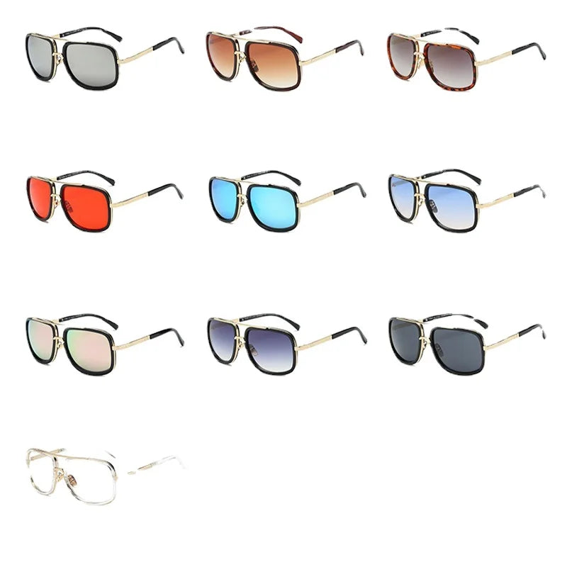 Men's Pilot Sunglasses UV400 - Vintage Driving Glasses