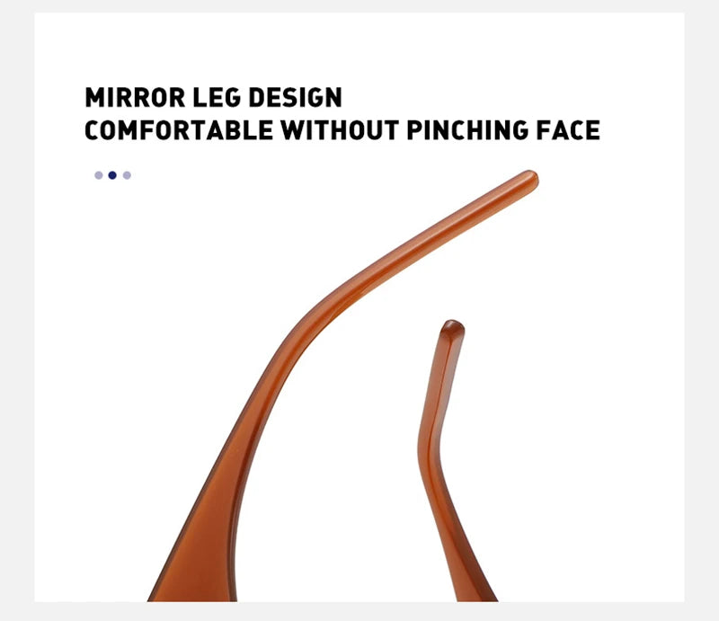 Square Rimless Gradient Sunglasses