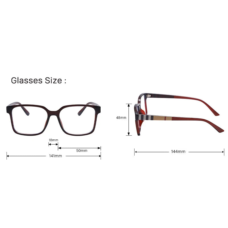 Retro Fashion Anti Blue Light Eyeglasses