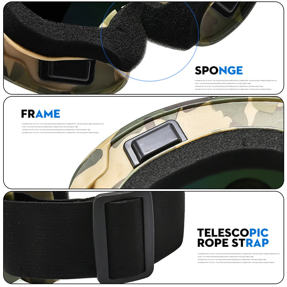 Premium Ski Goggles - Anti-Fog Snow Goggles for Snowboarding & Skiing