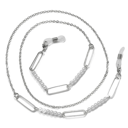 Acrylic Pearl Crystal Eyeglass Chain & Sunglass Lanyard – Fashion Jewelry for Women | 20 Colors