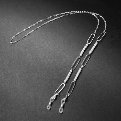 Acrylic Pearl Crystal Eyeglass Chain & Sunglass Lanyard – Fashion Jewelry for Women | 20 Colors