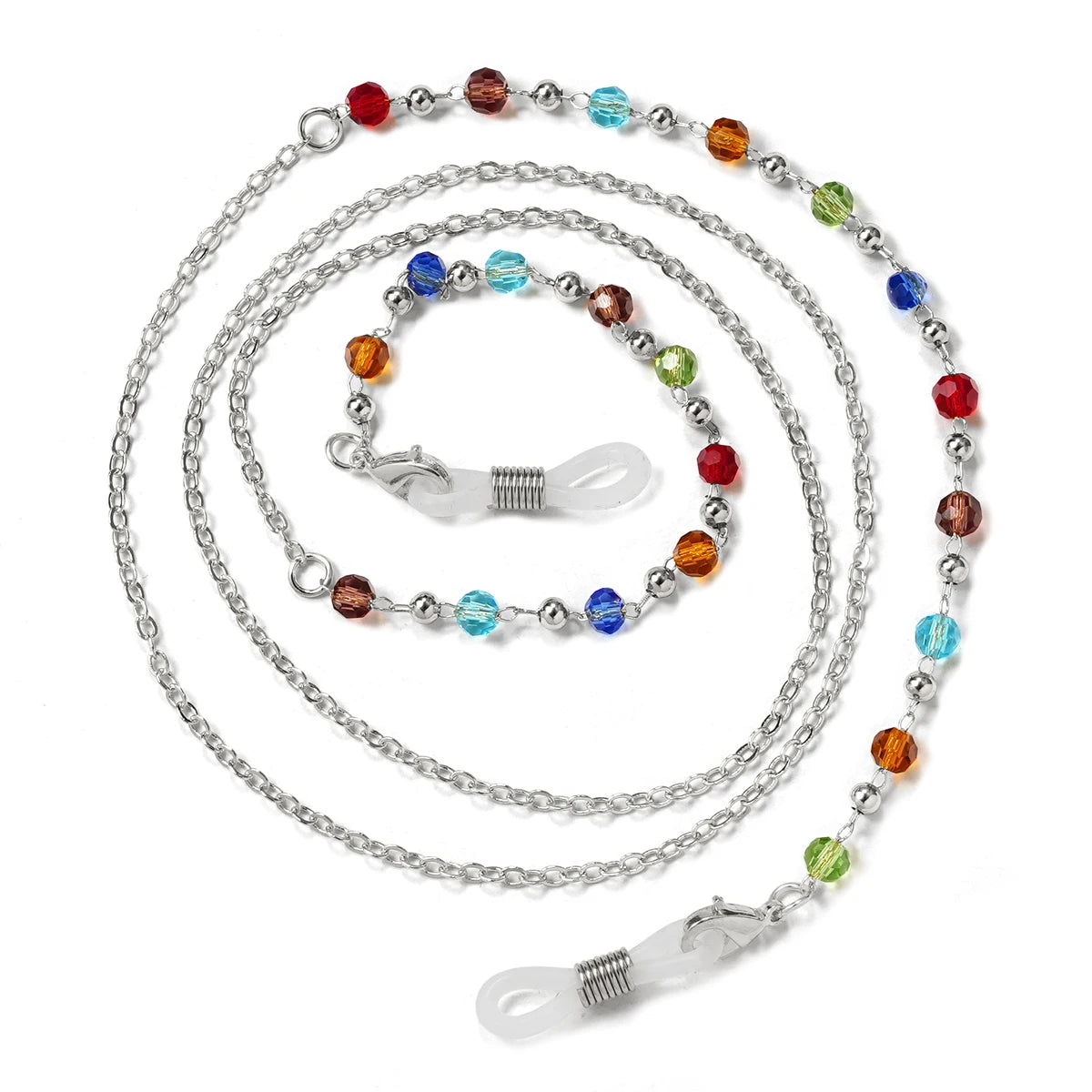 Acrylic Pearl Crystal Eyeglass Chain & Sunglass Lanyard – Fashion Jewelry for Women | 20 Colors