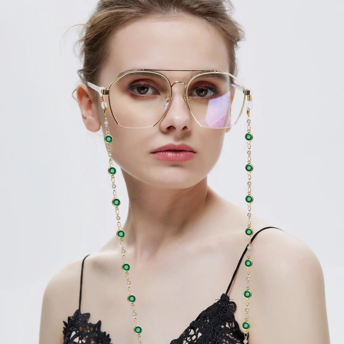 Glass Bead Glasses Chain - Colorful Anti-Loss Specs Holder