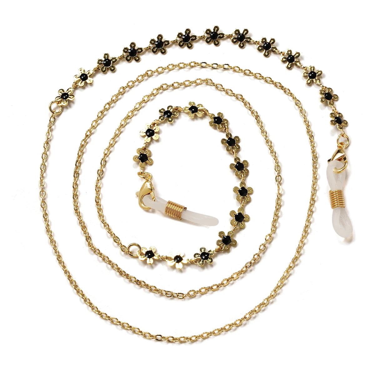 Acrylic Pearl Crystal Eyeglass Chain & Sunglass Lanyard – Fashion Jewelry for Women | 20 Colors