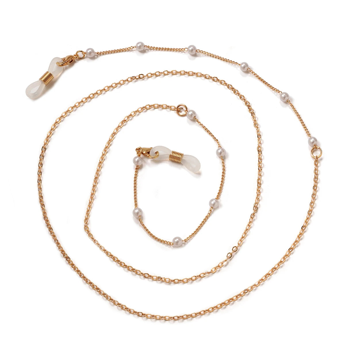 Acrylic Pearl Crystal Eyeglass Chain & Sunglass Lanyard – Fashion Jewelry for Women | 20 Colors