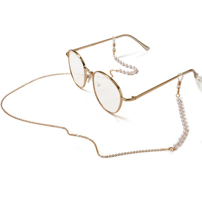 Acrylic Pearl Crystal Eyeglass Chain & Sunglass Lanyard – Fashion Jewelry for Women | 20 Colors