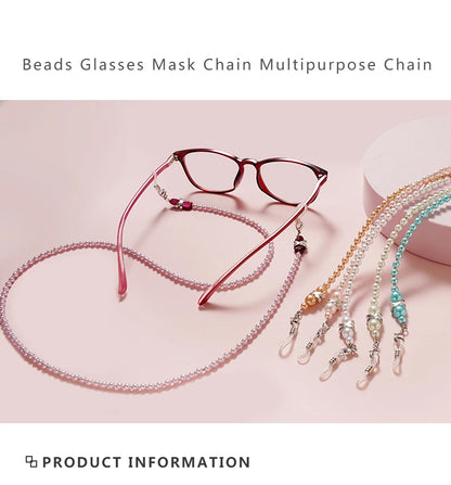 Pearl Sunglasses Chain - Beaded Specs Holder Lanyard