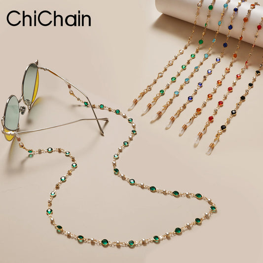 Colorful Glass Bead Glasses Chain