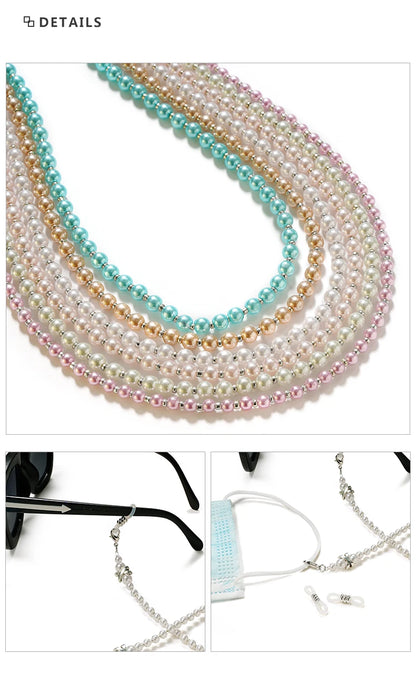 Pearl Sunglasses Chain - Beaded Specs Holder Lanyard