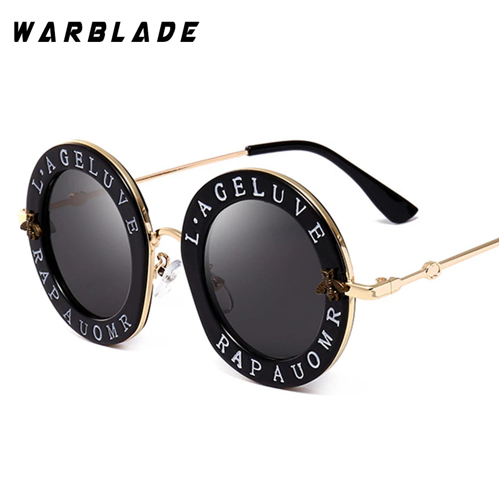Retro Round Transparent Frame Sunglasses - Tinted Lens Fashion Eyewear