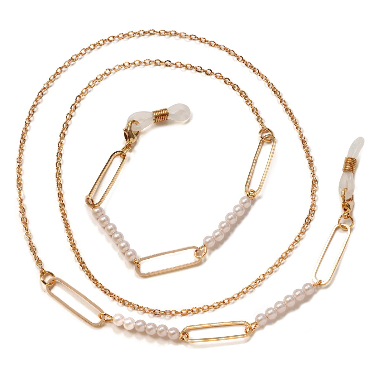 Acrylic Pearl Crystal Eyeglass Chain & Sunglass Lanyard – Fashion Jewelry for Women | 20 Colors