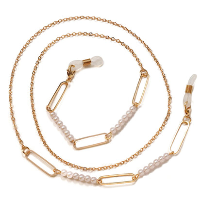 Acrylic Pearl Crystal Eyeglass Chain & Sunglass Lanyard – Fashion Jewelry for Women | 20 Colors