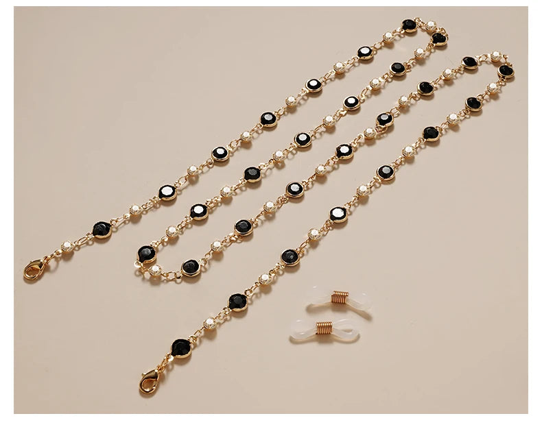 Glass Bead Glasses Chain - Colorful Anti-Loss Specs Holder