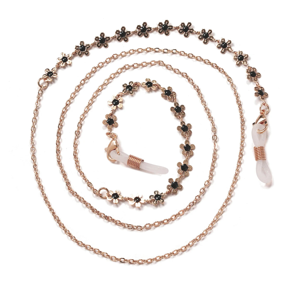 Acrylic Pearl Crystal Eyeglass Chain & Sunglass Lanyard – Fashion Jewelry for Women | 20 Colors