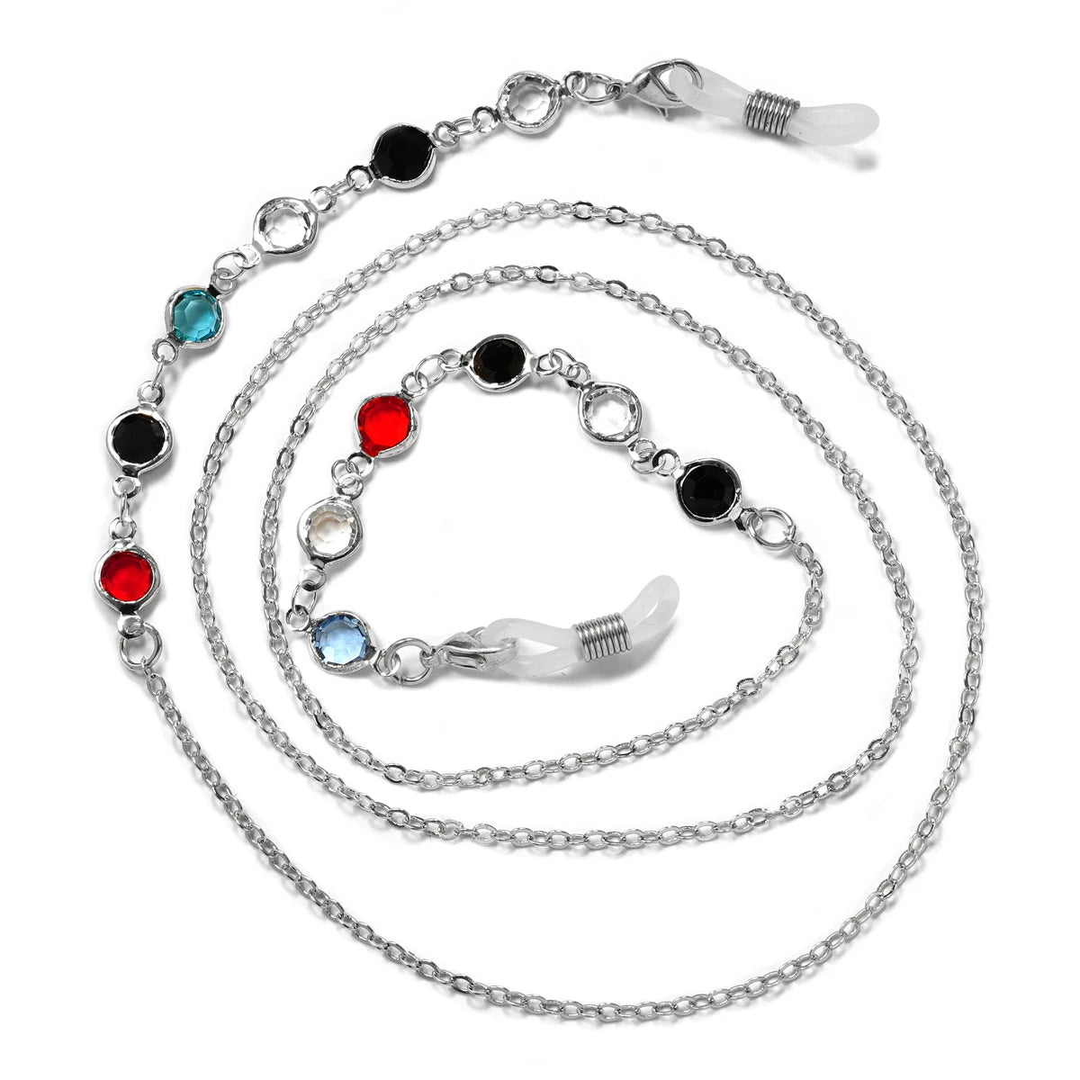 Acrylic Pearl Crystal Eyeglass Chain & Sunglass Lanyard – Fashion Jewelry for Women | 20 Colors