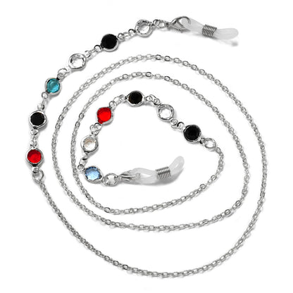 Acrylic Pearl Crystal Eyeglass Chain & Sunglass Lanyard – Fashion Jewelry for Women | 20 Colors