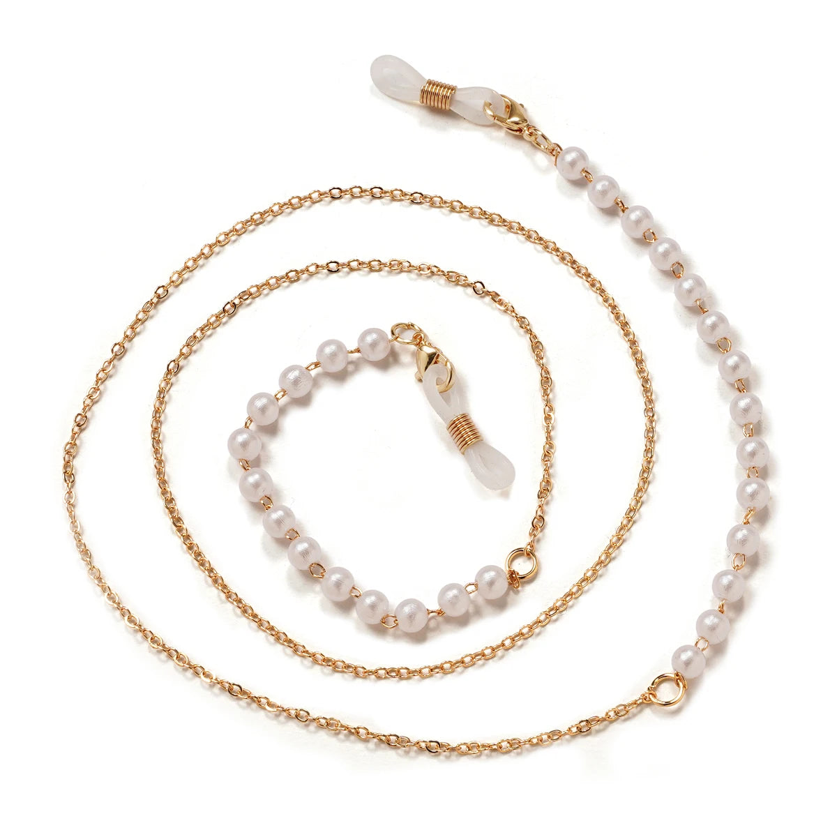 Acrylic Pearl Crystal Eyeglass Chain & Sunglass Lanyard – Fashion Jewelry for Women | 20 Colors