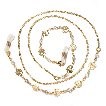 Acrylic Pearl Crystal Eyeglass Chain & Sunglass Lanyard – Fashion Jewelry for Women | 20 Colors