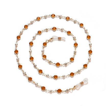 Glass Bead Glasses Chain - Colorful Anti-Loss Specs Holder