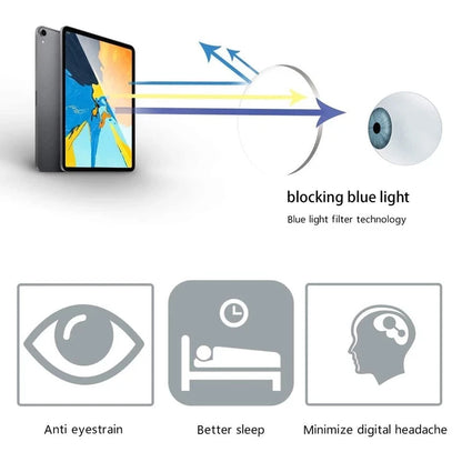 Anti Blue Light Photochromic Glasses - Optical Eyewear For Men Full Frame Quality