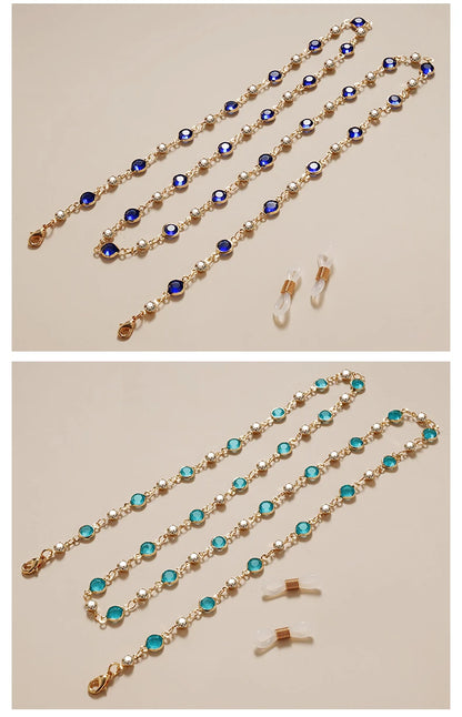 Glass Bead Glasses Chain - Colorful Anti-Loss Specs Holder