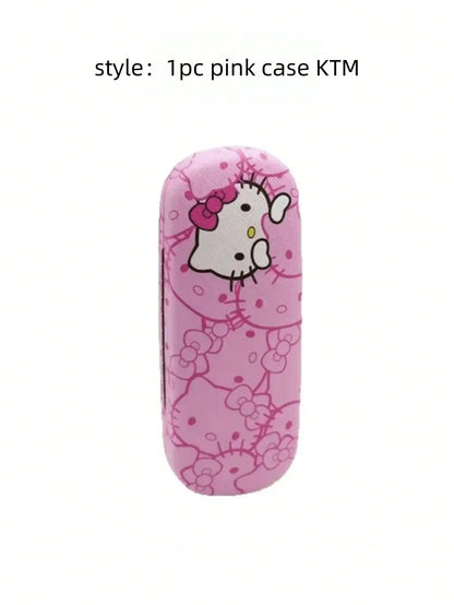 Cute Character Glasses Case & Cleaning Cloth Set