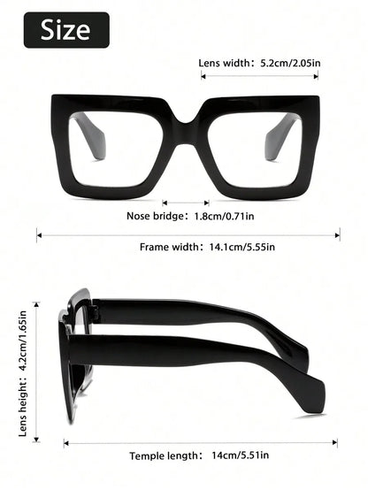 4PCS Trendy Classic Eyeglasses