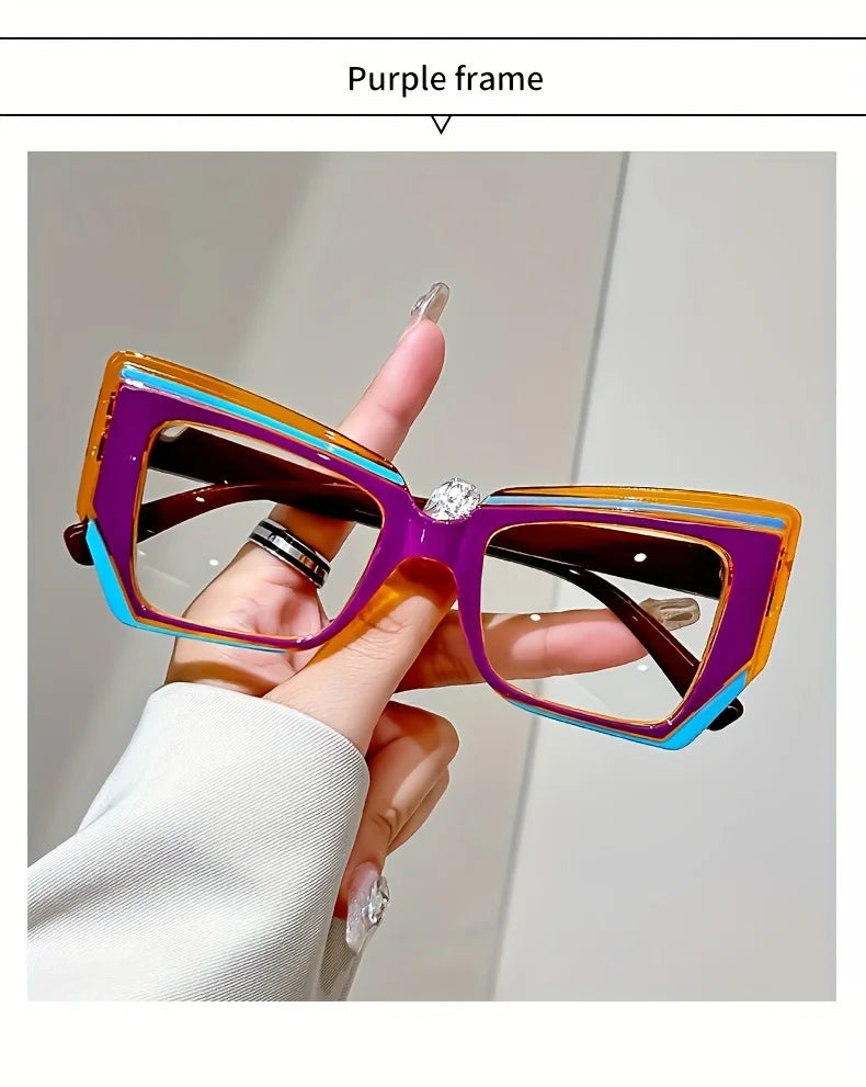 Vintage Cat Eye Oversized Specs - Vision Magnifiers 1.0-4.0