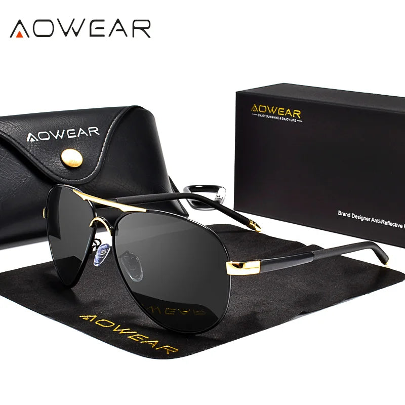 AOWEAR Aviation Sunglasses