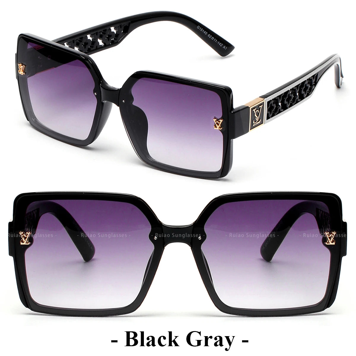 Retro Big Sunglasses Women - Designer Fashion Shades