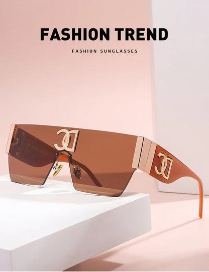 Luxury Square Rimless Shades