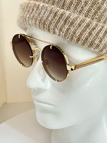 Oval Steampunk Sunglasses
