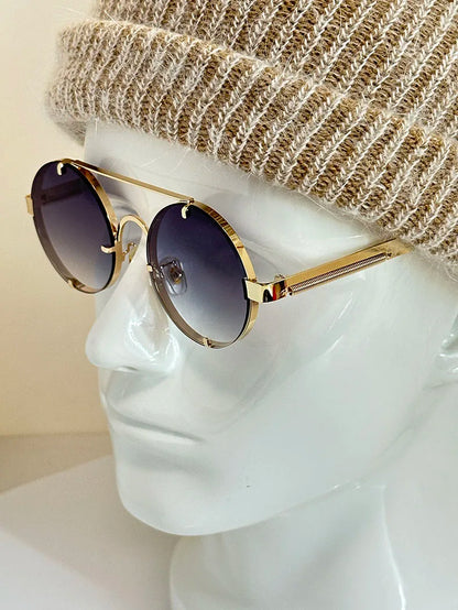 Oval Steampunk Sunglasses