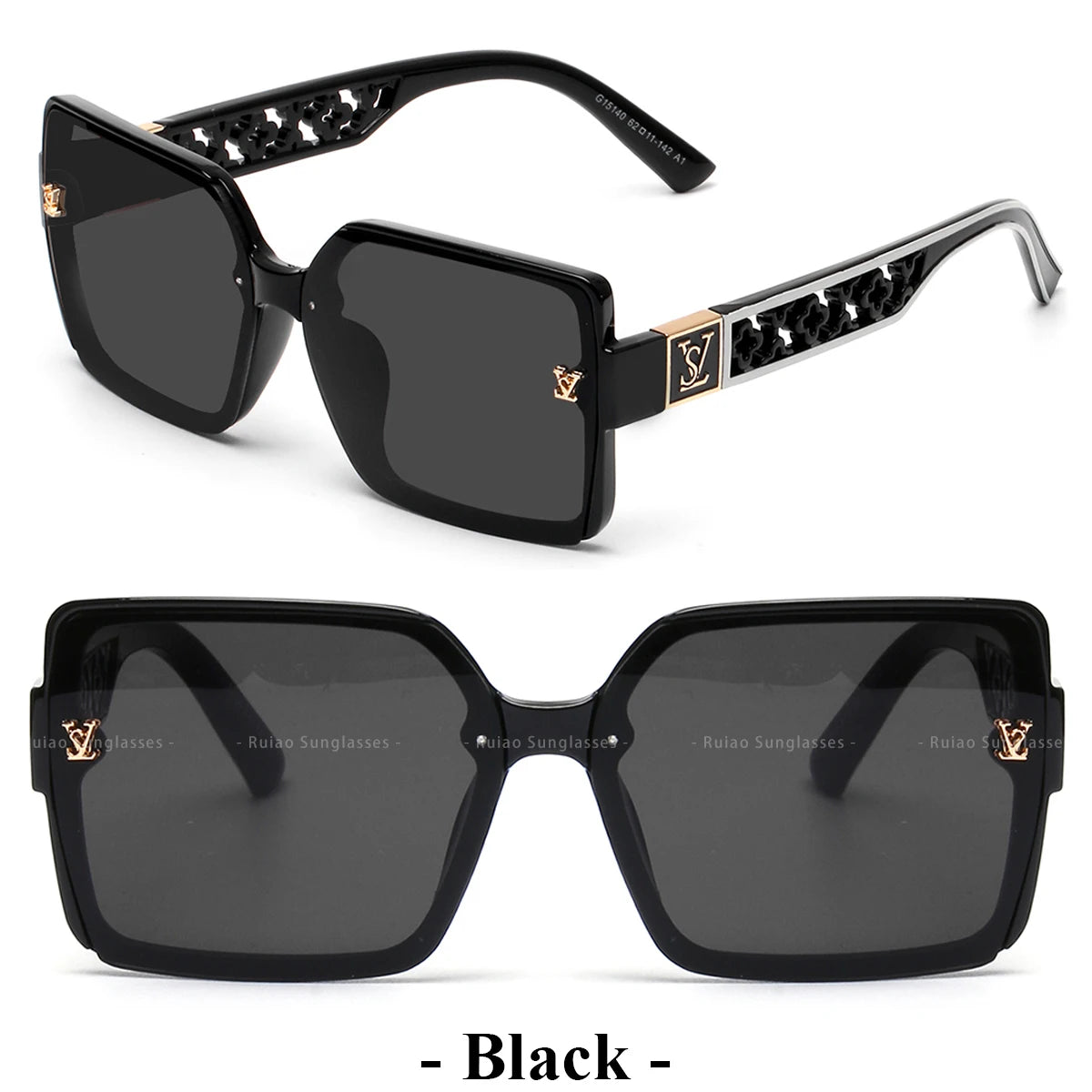 Retro Big Sunglasses Women - Designer Fashion Shades