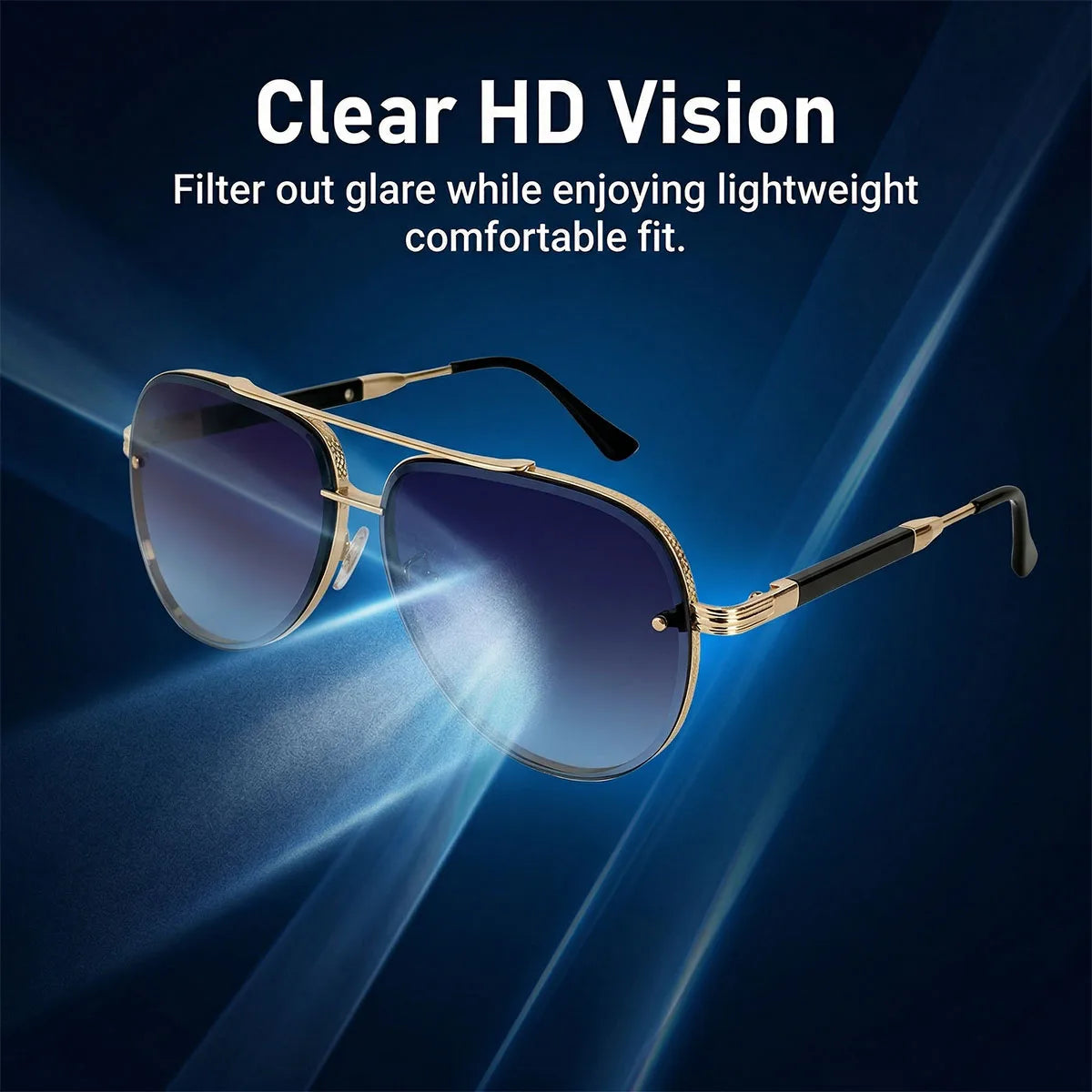 Oval Vintage UV400 Sunglasses - Unisex Metal Frame, 5 Lens Colors