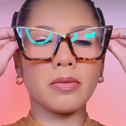 Anti Blue Light Cat Eye Specs - Computer Magnifiers Women