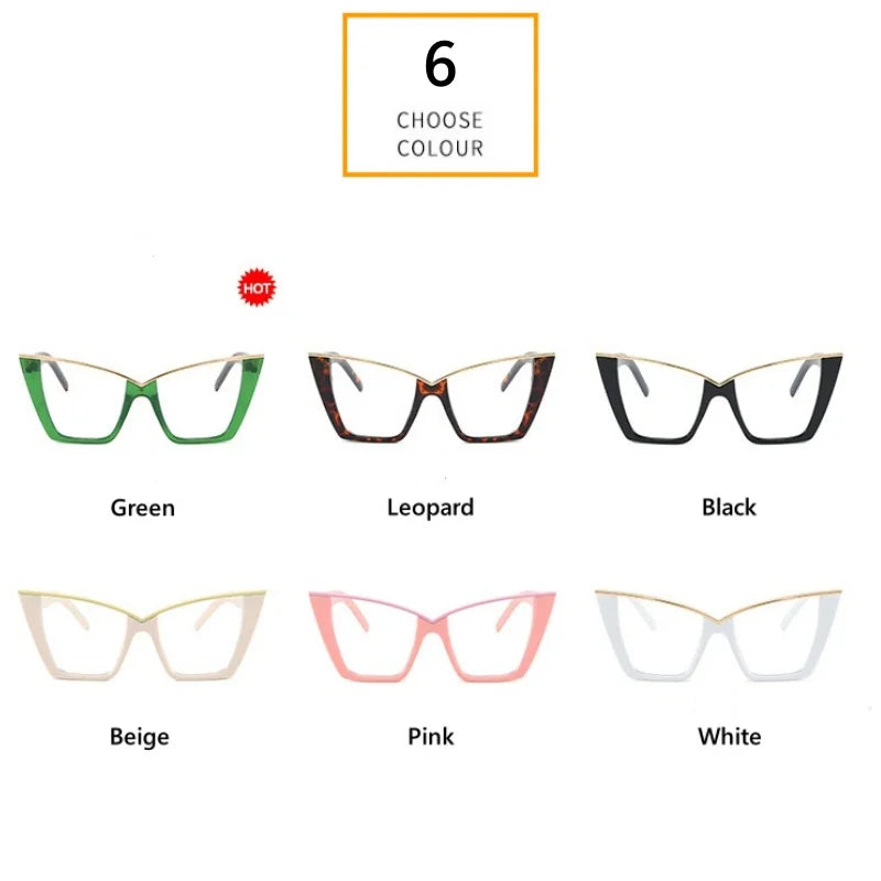 Anti Blue Light Cat Eye Specs - Computer Magnifiers Women