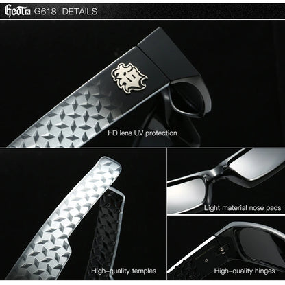 Retro Polarized Eyewear Men - Sports Driving Shades