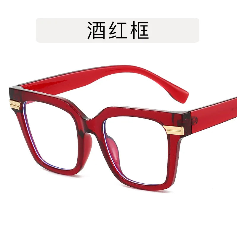Square Blue Light Blocking Glasses | Vintage Acetate Eyeglass Frames | Unisex