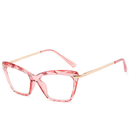 Square Fashion Specs - Trendy Cat Eye Magnifiers for Women