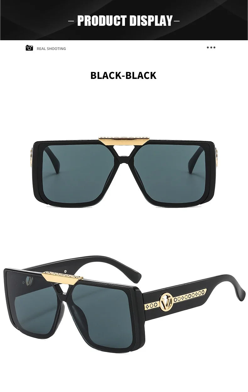 Vintage-Inspired Luxury Fashion Sunglasses