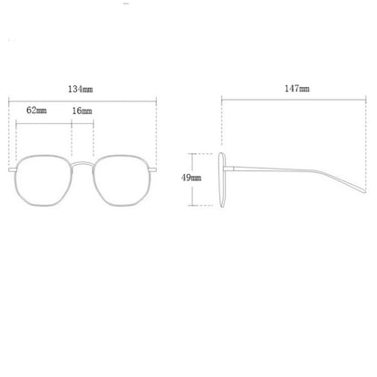 Big Frame Anti-Blu-ray Glasses