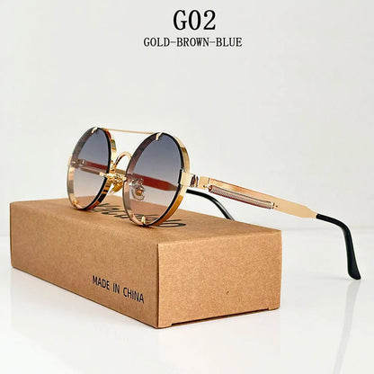 Oval Steampunk Sunglasses