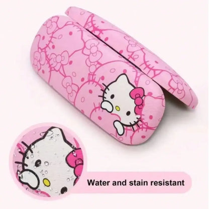 Cute Character Glasses Case & Cleaning Cloth Set