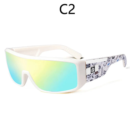 Cycling Sunglasses Men - Large Frame Sports Shades UV400