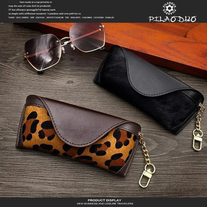 Leopard Print Eyewear Pouch